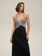 Kafiloe Plus Size Lace Chemise Nightgown