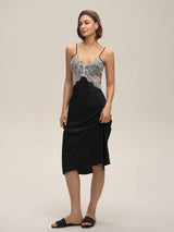 Kafiloe Plus Size Lace Chemise Nightgown