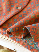 Small Flowers Cotton Pajama Set