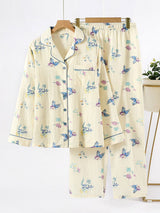 Butterfly Long Sleeve Pajama Set