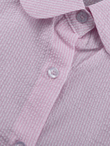 Striped Ruffle Two Piece Shorts Set