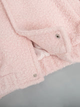 Stand Collar Fleece Teddy Jacket