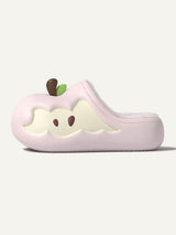 Apple Core Plush Clogs