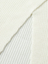 Turtleneck Back Slit Sweater