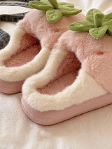 Strawberry Winter Slippers