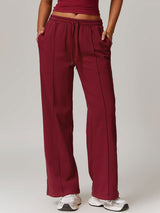 Side Stripe Wide Leg Trousers