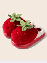 Strawberry Winter Slippers