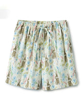 Cute Cartoon Print Pajama Pants