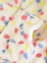 Colorful Dots Fleece Pajama Set