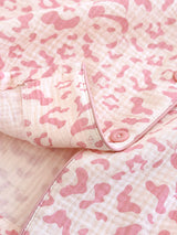 Leopard Long Sleeve Cotton Pajama Set