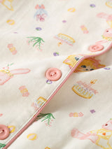 Cute Cats & Cakes Long Sleeve Pajama Set