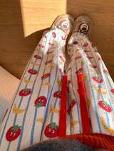 Loose Fit Cute Fruit Long Pajama Pants