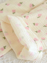 Cotton Tulip Print Pajamas Set