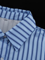 Striped Three Pieces Pants Set