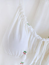 Modal Cherry Print 3-Piece Pajama Set