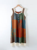 Vintage Patchwork Lace Trim Nightgown