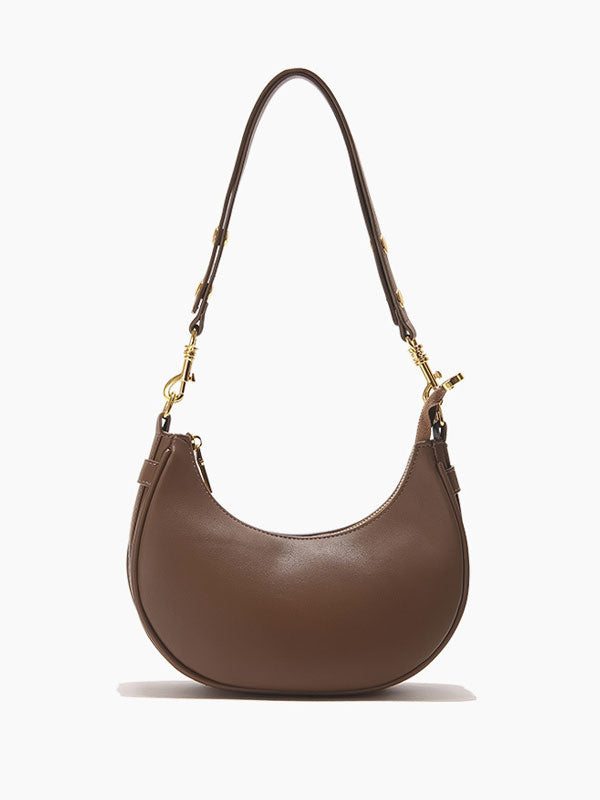Casual Style Leather Shoulder Bag