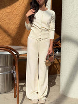 Low-Waist Sweater Set