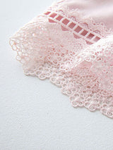 Kafiloe Lace Trim Camisole Pajama Set