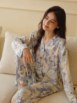 Kafiloe Vintage Print Pajama Set