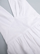 Long Cotton Maxi White Dress