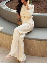 Low-Waist Sweater Set