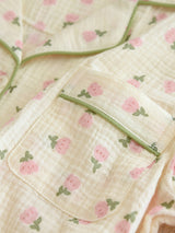 Cotton Tulip Print Pajamas Set