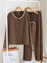 Three Pieces Modal Pajama Set