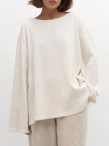 Backless Long Sleeve Sweater