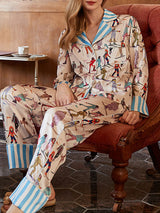 Skier Long Sleeve Pajama Set