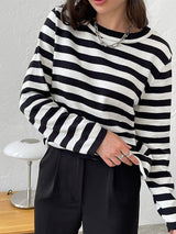 Basic Striped Sweater