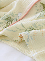 Two Pieces Floral Long Sleeve Pajamas