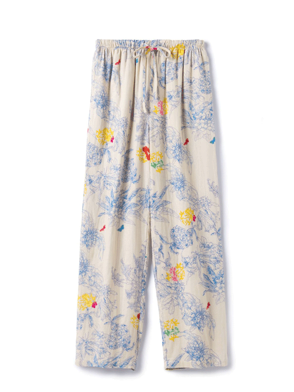 Cotton Cute Catoon Printed Long Pajama Pants