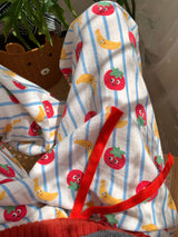 Loose Fit Cute Fruit Long Pajama Pants