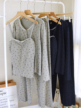 Three Pieces Modal Pajama Set