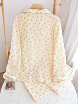 Cotton Tulip Print Pajamas Set