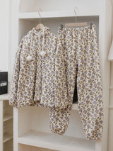 Hooded Fleece Two Piece Lounge Set