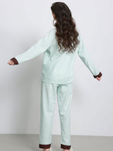 Kafiloe Striped Cotton Pajama Set