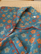 Small Flowers Cotton Pajama Set