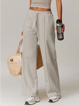 Side Stripe Wide Leg Trousers