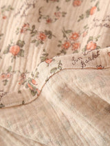 Cute Rose Print Pajamas Set