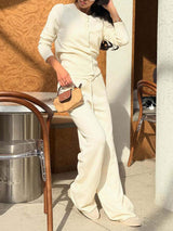 Low-Waist Sweater Set