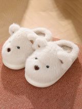 Teddy Ears Plush Home Slippers