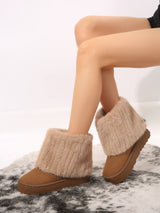 Plush Platform Snow Boots