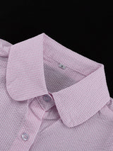 Striped Ruffle Two Piece Shorts Set