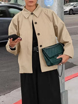 Classic Single Breasted Trench Coat