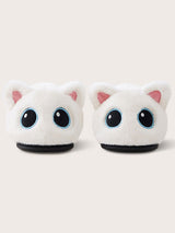 Big Eye Cat Cotton Slippers