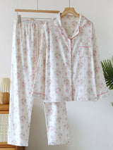 Cute Print Long Sleeve Pajama Set