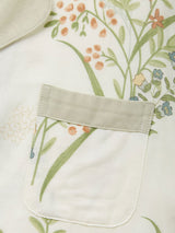 Kafiloe Elegant Floral Print Cotton Pajama Set