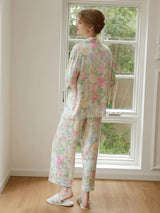 Kafiloe Pastel Garden Pajama Set